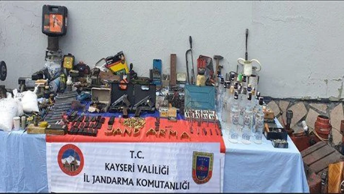 Kayseri'de silah imal ve ticaret yapan 1 kişi gözaltına alındı