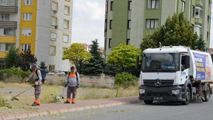 Melikgazi'nin temizlik seferberliği devam ediyor