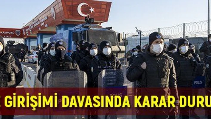 Akıncı Üssü darbe girişimi davasında karar duruşması başladı