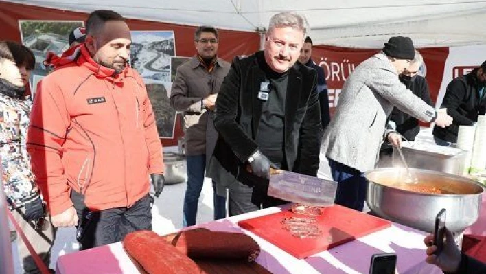 Melikgazi Erciyes'te Kayseri lezzetlerini tanıttı