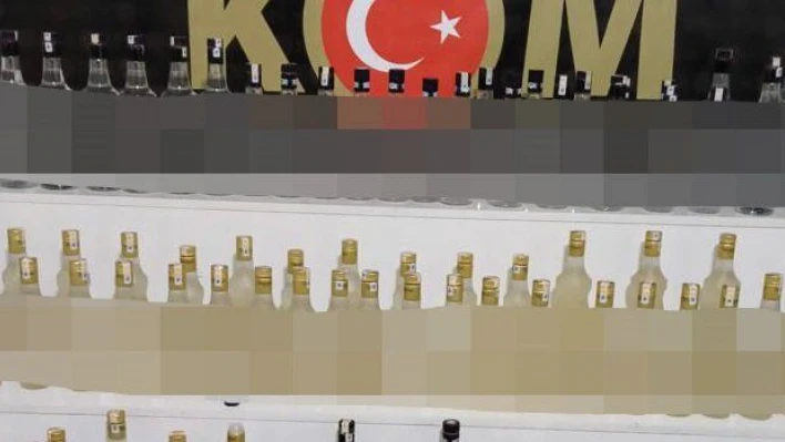 Kaçak içki operasyonunda 1 kişi gözaltına alındı