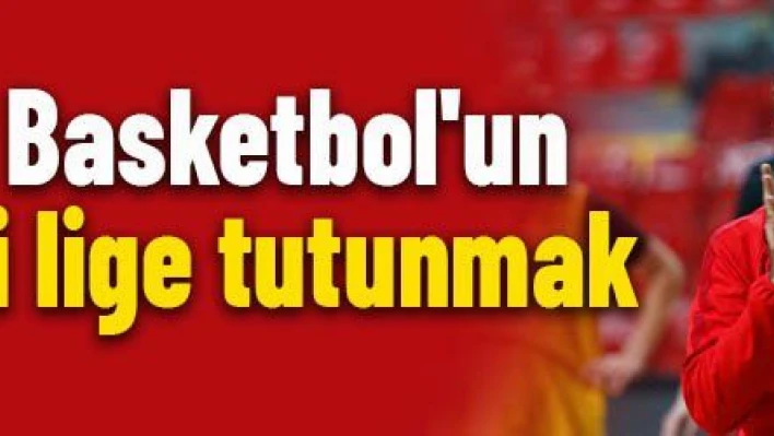 Kayseri Basketbol   'un ilk hedefi lige tutunmak