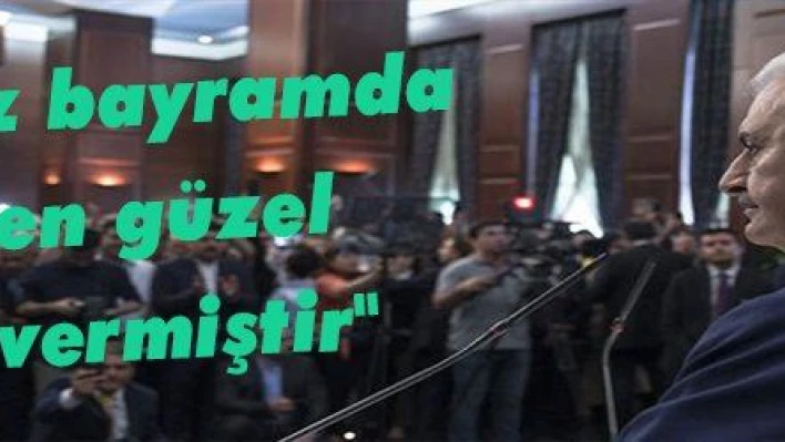 'Milletimiz bayramda teröre en güzel cevabı vermiştir'   