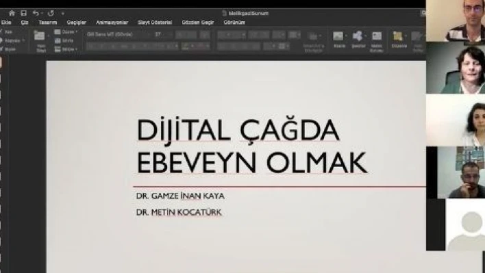 Melikgazi'de 'Dijital Çağda Ebeveyn Olmak' konulu seminer verildi