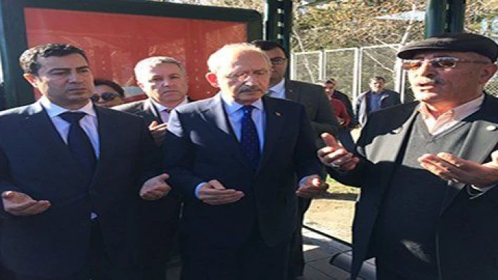 Kılıçdaroğlu Kayseri'deki Şehitler Durağını ziyaret etti