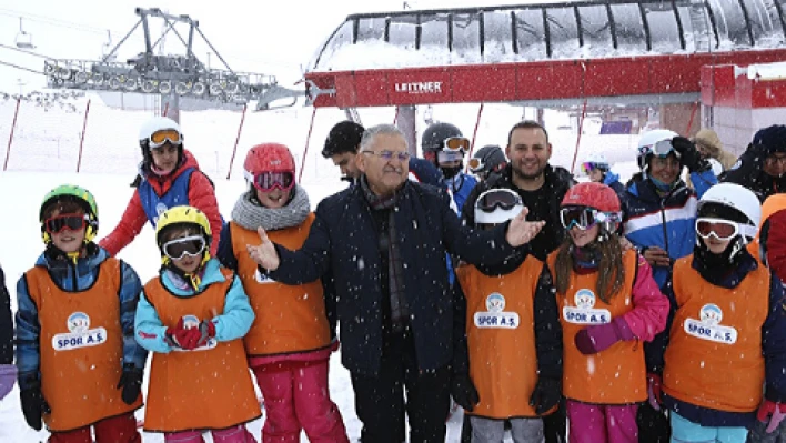 Büyükkılıç Erciyes'teki çalışmaları inceledi