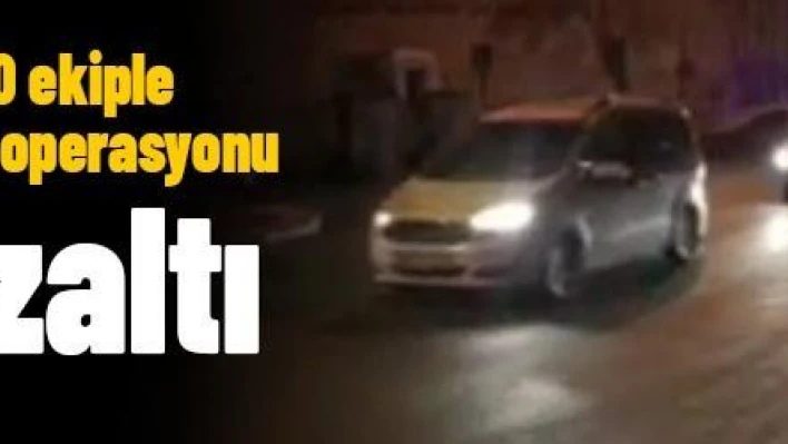 Kayseri'de 60 ekiple eş zamanlı hırsız operasyonu: 22 gözaltı