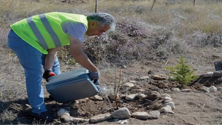 Kayseri Sağlık Müdürlüğü Hatıra Ormanına sahip çıkıyor