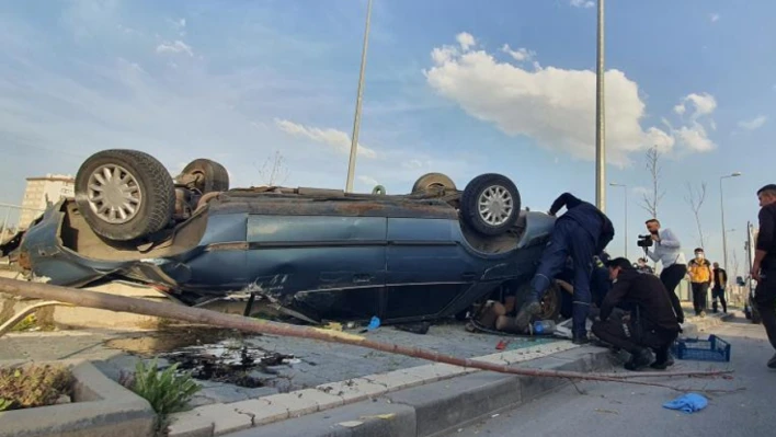 Kayseri'nin o yolunda sürekli kaza oluyor!