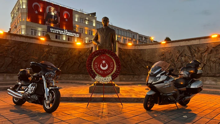 Kayseri'nin Ünlü Motosiklet Grubundan Dev Şov!