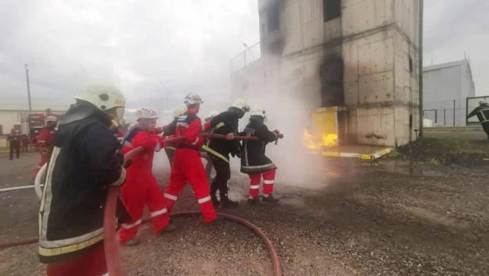 Kayseri OSB İtfaiyesi 'Acil Durum Ekip Eğitimi' verdi