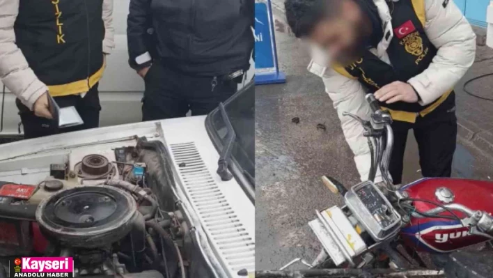 Kayseri polisi 1 haftada 54 hırsızlık olayını aydınlattı