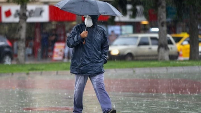 Kayseri'ye kuvvetli yağış uyarısı! Dikkatli olun!