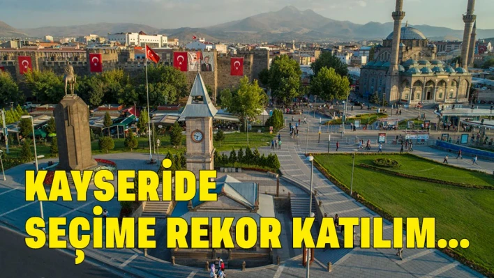 Seçime rekor katılım