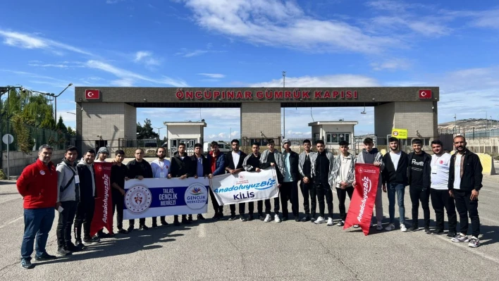 Kayserili gençler Kilis'ten döndü