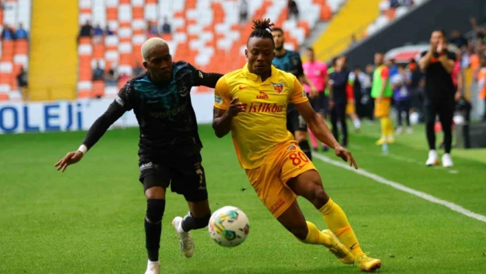 Kayserispor 3 maçta galip gelemedi