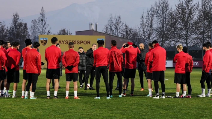 Kayserispor sahasında oynayacağı maçın hazırlığını yapıyor