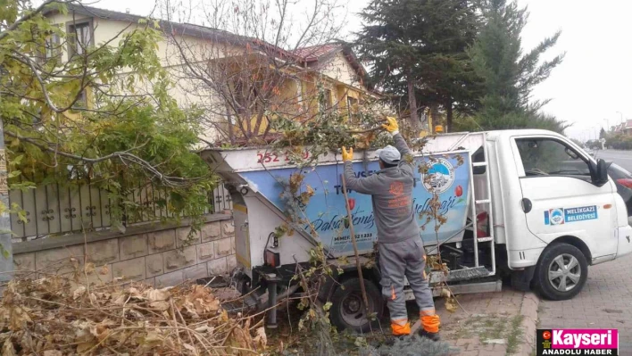 Melikgazi Belediyesi gazel temizliği yapıyor