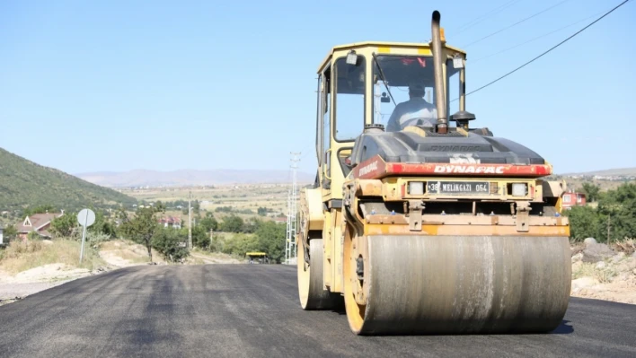 Melikgazi'den asfalt çalışması