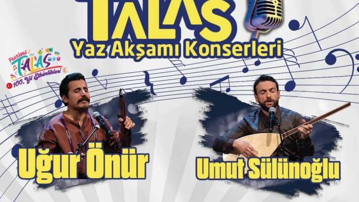 Talas'ta renkli yaz akşamı