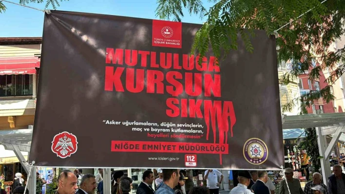 'Mutluluğa Kurşun Sıkma' Kampanyası Düzenlendi