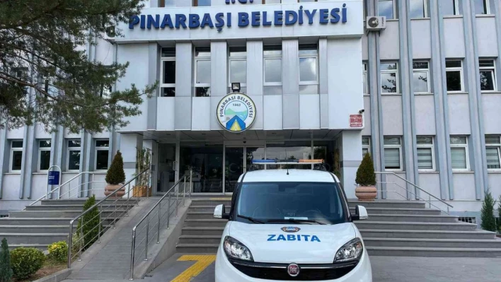 Pınarbaşı Belediyesi'ne zabıta aracı desteği