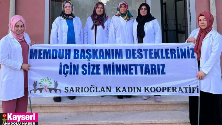 Sarıoğlanlı Kadınlardan Başkan Büyükkılıç'a Teşekkür