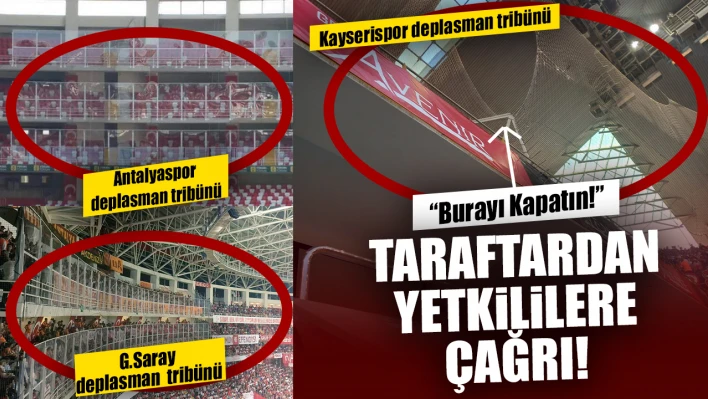 Taraftardan yetkililere çağrı! 'Kapatın...' - Kayserispor haberleri