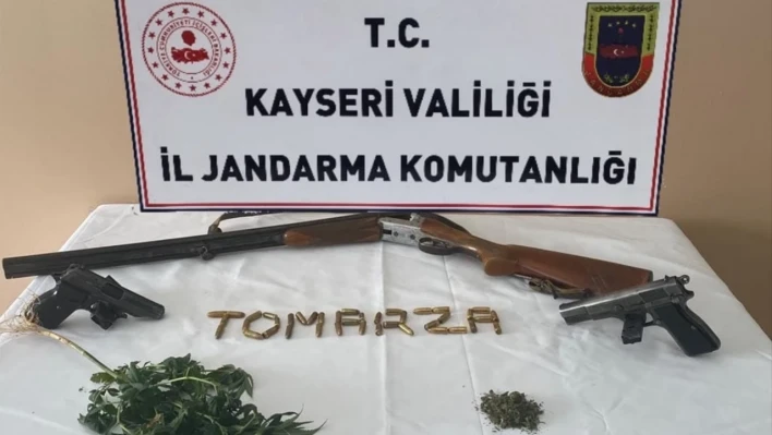 Tomarza'da uyuşturucu operasyonu!