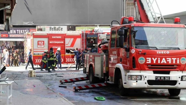 Kayseri'de Tüp Patladı! Ortalık Savaş Alanına Döndü