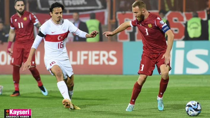 Türkiye, Ermenistan'ı 2-1 mağlup etti