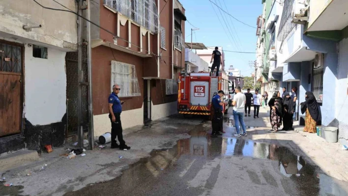 Uyuşturucu parası için yangın çıkardı